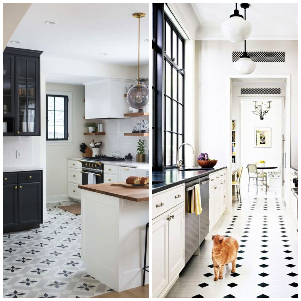 Lovely Black White Kitchen Flooring 50 Ideas Lbwkf Wtsenatesinfo